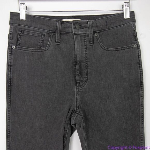 NEW Madewell Stovepipe Jeans in Banberry‎ Wash: Raw-Hem Edition, 28 - Picture 4 of 16